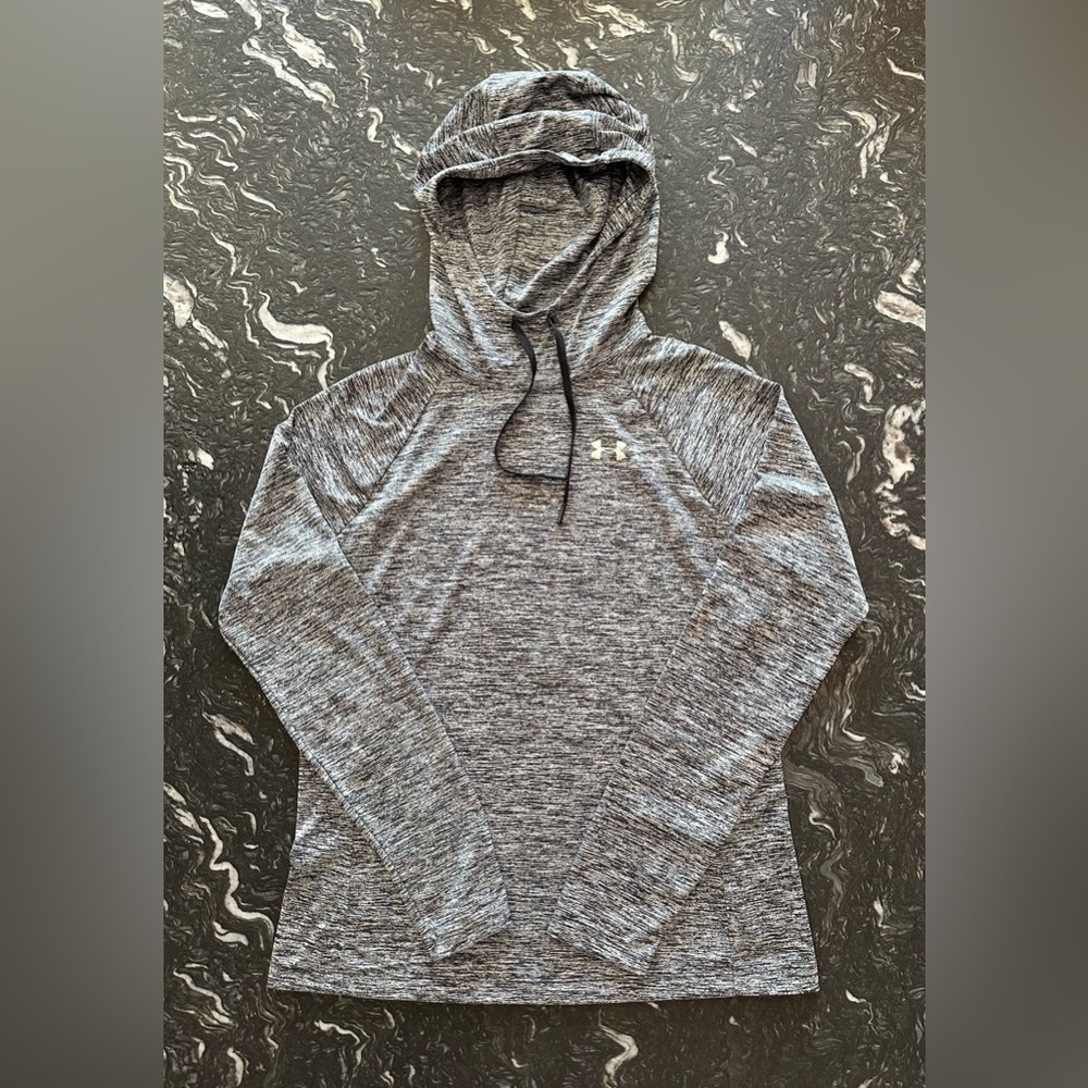 Under Armour Loose Heatgear Tech Twist Hoodie Gray/Black Medium